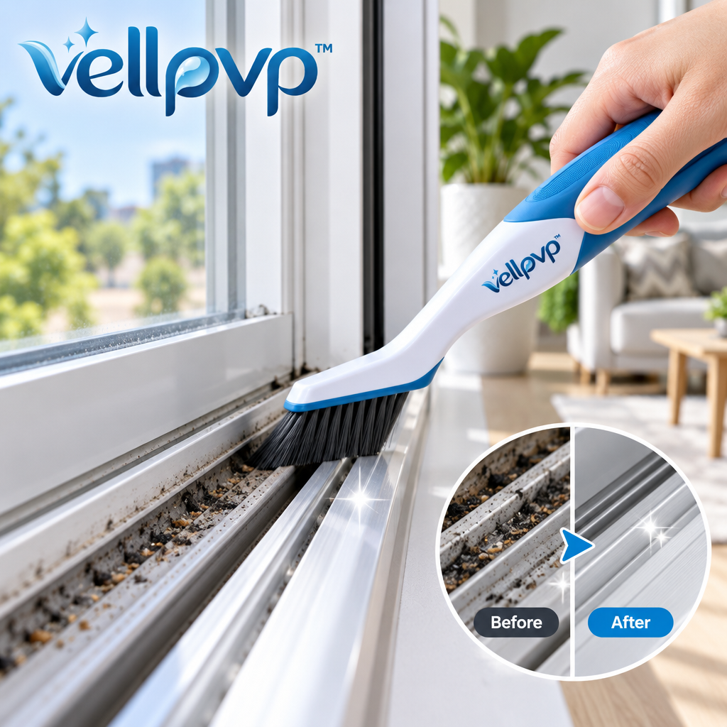 vellpvp™ Precision Crevice Cleaning Tool Kit — Reusable Household Cleaning Accessories