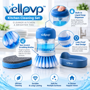 vellpvp™ Kitchen Dish & Sink Cleaning Set — Kitchen Cleaning Accessories