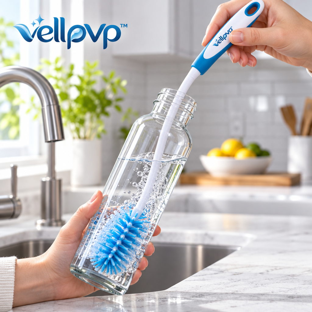 vellpvp™ Kitchen Bottle & Drinkware Brush Set — Kitchen Cleaning Accessories