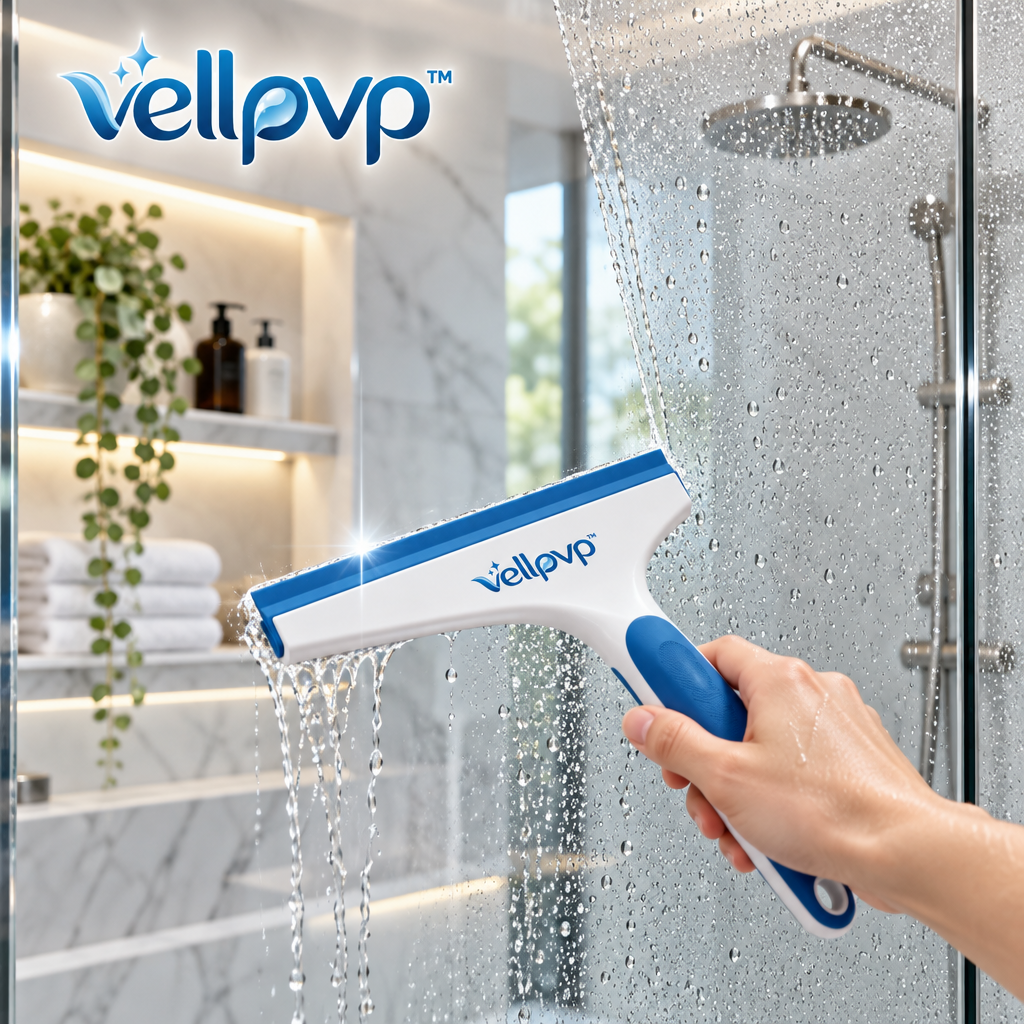 vellpvp™ Bathroom Glass & Tile Cleaning Kit — Bathroom Cleaning Tools