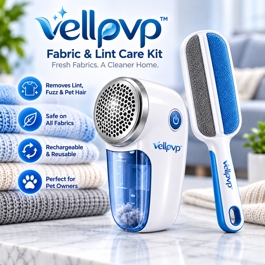 vellpvp™ Fabric & Lint Care Cleaning Kit — Laundry & Garment Care Accessories