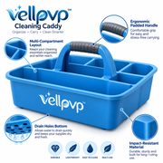 vellpvp™ Portable Cleaning Supply Caddy Set — Cleaning Supply Storage & Organization