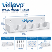 vellpvp™ Wall-Mounted Cleaning Tool Organizer — Cleaning Supply Storage & Organization